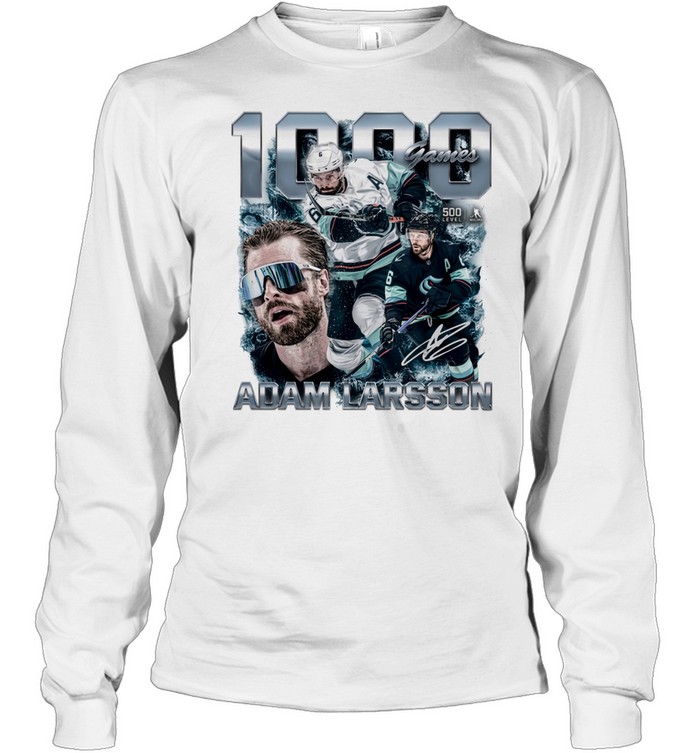 1000 games Seattle Kraken Long Sleeve Tee