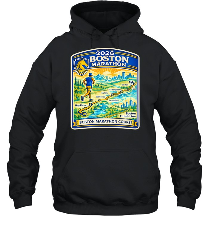 2026 Boston Marathon Course Hoodie