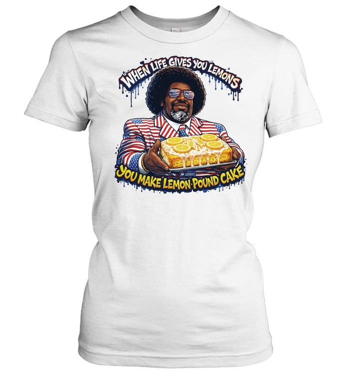 Afroman Lemon Pound Cake when life gives you lemons you make lemon pound cake Women T-Shirt