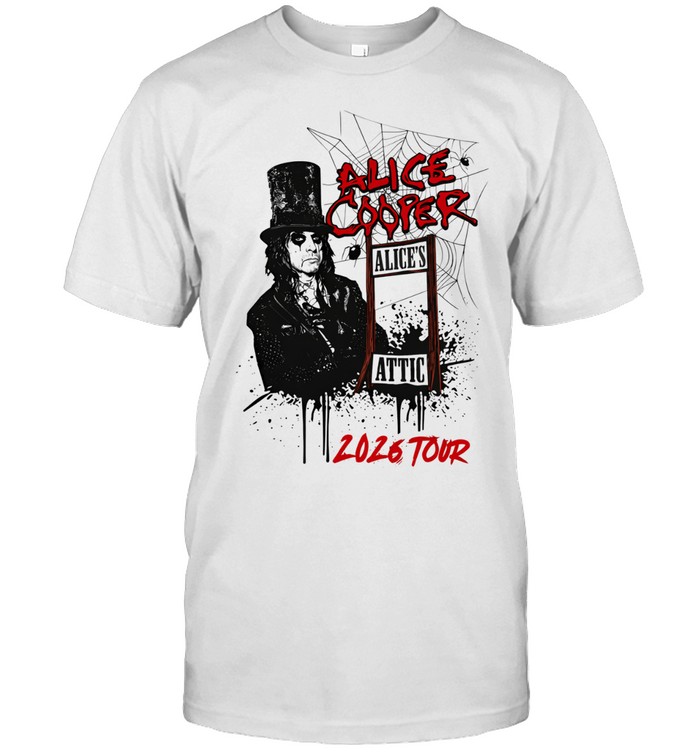 Alice Cooper Alice’s Attic Tour 2026 Unisex T-Shirt