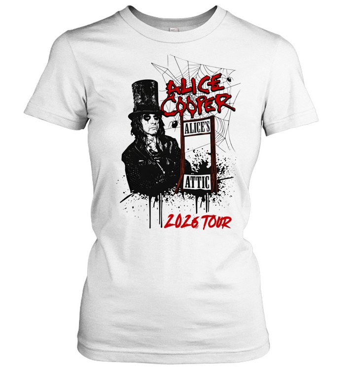 Alice Cooper Alice’s Attic Tour 2026 Women T-Shirt