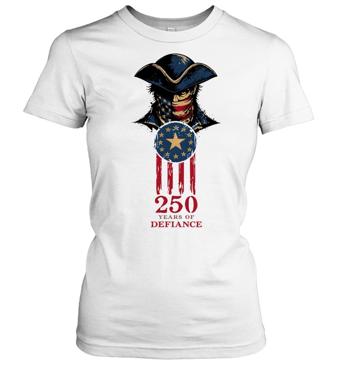 America 250 years of defiance 1776 patriot logo Women T-Shirt