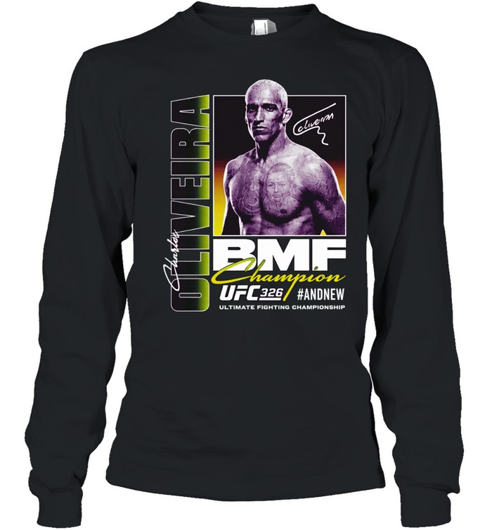 And New Charles Oliveira UFC 326 BMF boxy Long Sleeve Tee