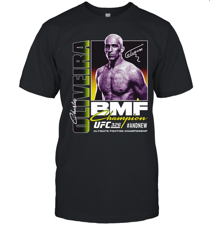 And New Charles Oliveira UFC 326 BMF boxy Unisex T-Shirt
