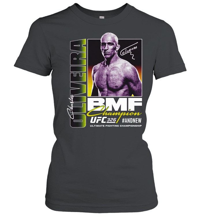 And New Charles Oliveira UFC 326 BMF boxy Women T-Shirt