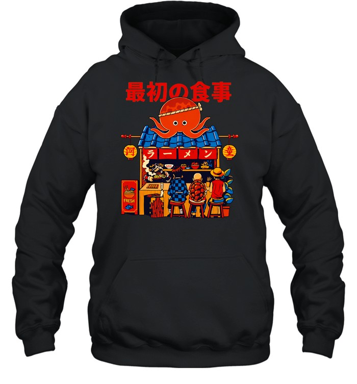 Anime ramen house first meal Hoodie
