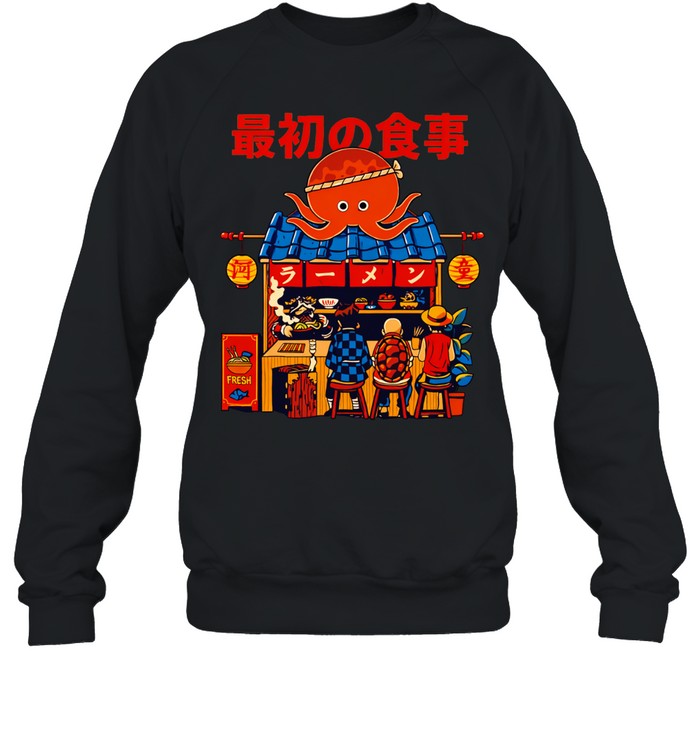 Anime ramen house first meal Sweatshirt