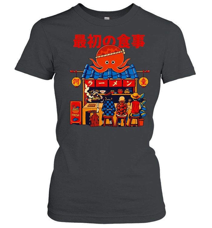 Anime ramen house first meal Women T-Shirt