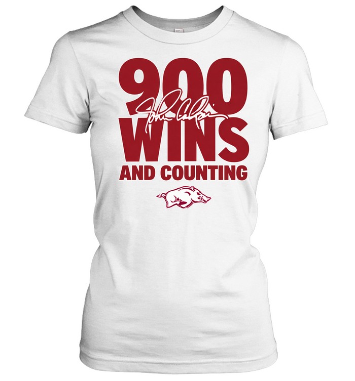 Arkansas Razorbacks basketball coach John Calipari 900 wins and counting Women T-Shirt