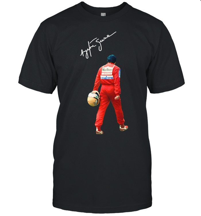 Ayrton Senna Vintage Racing Motorsport Legend Tribute Unisex T-Shirt