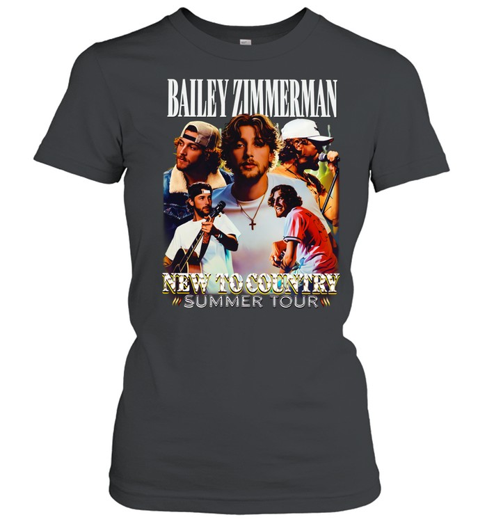 Bailey Zimmerman Style 2026 Music New To Coutry Summer Tour graphic Women T-Shirt