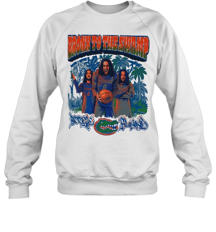 Boogie Fland Florida Gators Bronx To The Swamp Graphic Sweatshirt