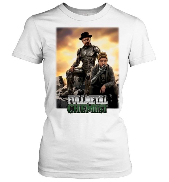 Bryan Cranston and Jesse Pinkman Fullmetal Chemist parody Women T-Shirt