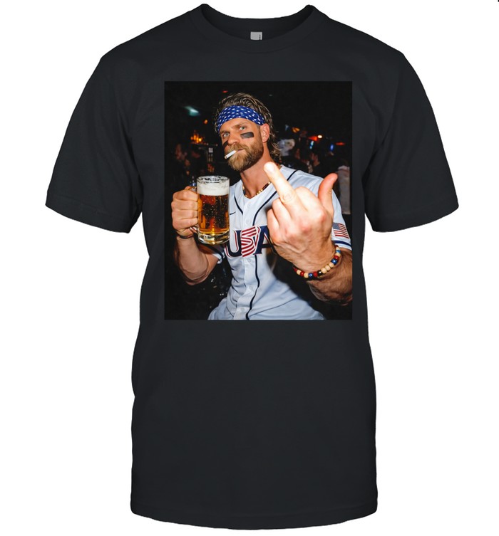 Bryce Harper Team USA WBC after hours middle finger Unisex T-Shirt