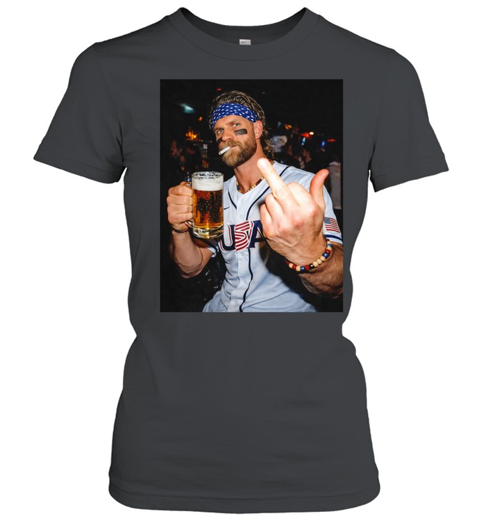 Bryce Harper Team USA WBC after hours middle finger Women T-Shirt