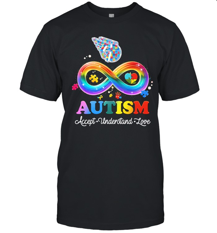 Cleveland Guardians Autism Accept Understand Love Unisex T-Shirt