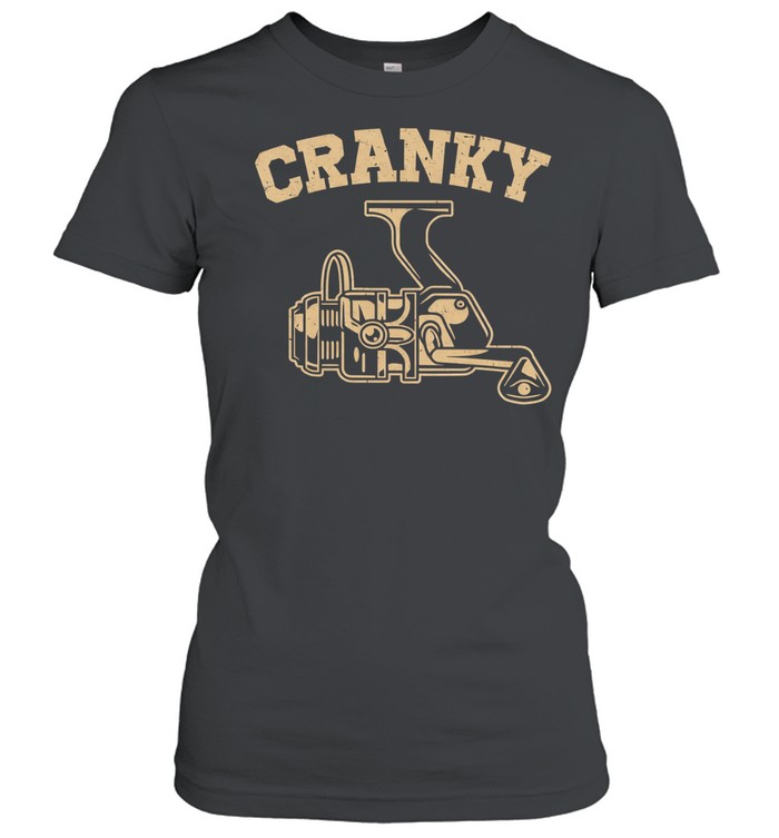 Crankbait Fishing Lure Cranky Funny Ideas For Fishing Lover Women T-Shirt