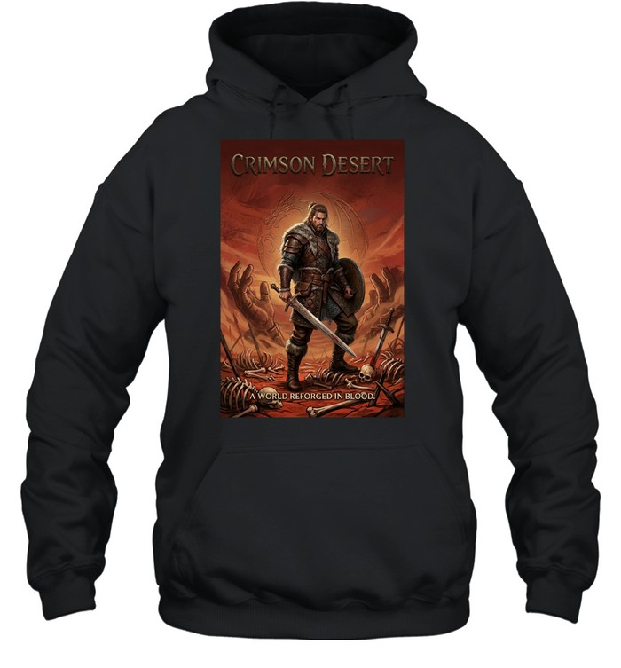 Crimson Desert RPG open world gaming poster Hoodie