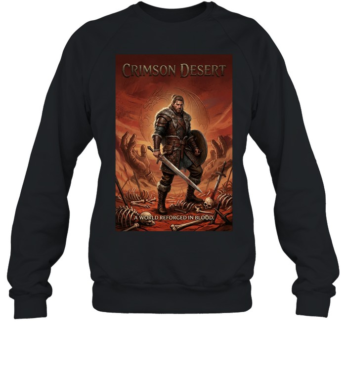 Crimson Desert RPG open world gaming poster Sweatshirt