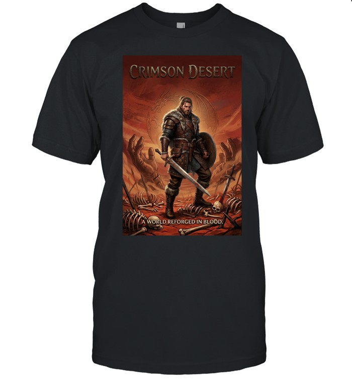 Crimson Desert RPG open world gaming poster Unisex T-Shirt