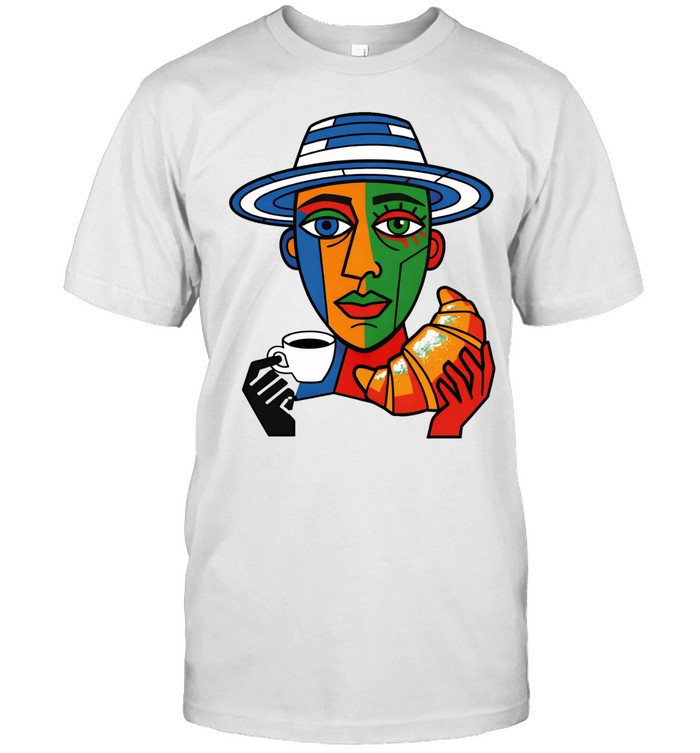 Cubist coffee drinker Unisex T-Shirt