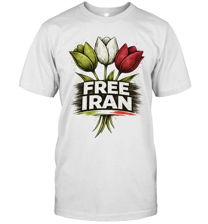 Free Iran Tulips Unisex T-Shirt