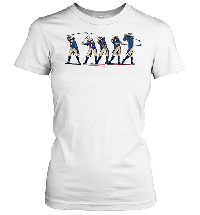 George Washington golf swing Women T-Shirt