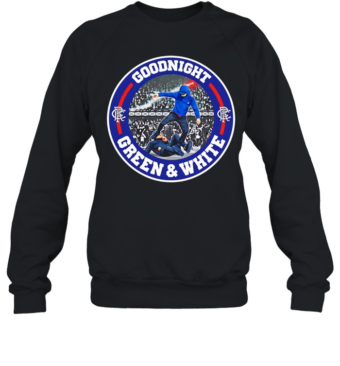 Goodnight green and white Sweatshirt