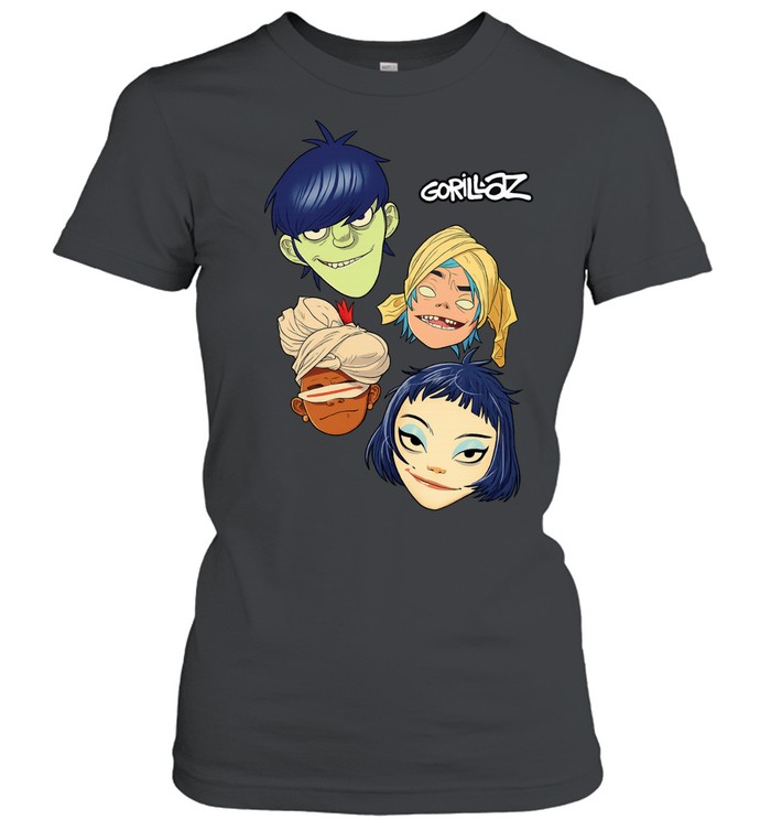 Gorillaz The Mountain Heads Women T-Shirt