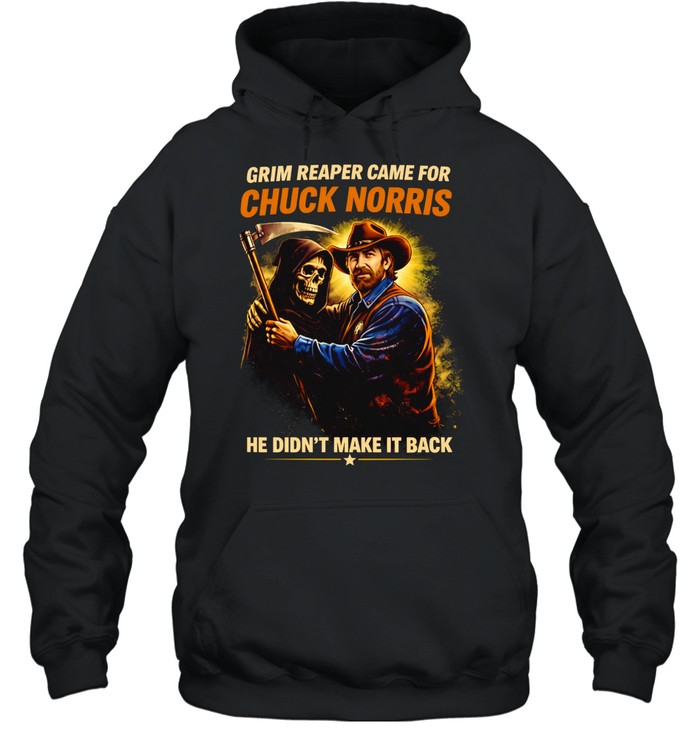Grim Reaper Vs Chuck Norris Hoodie