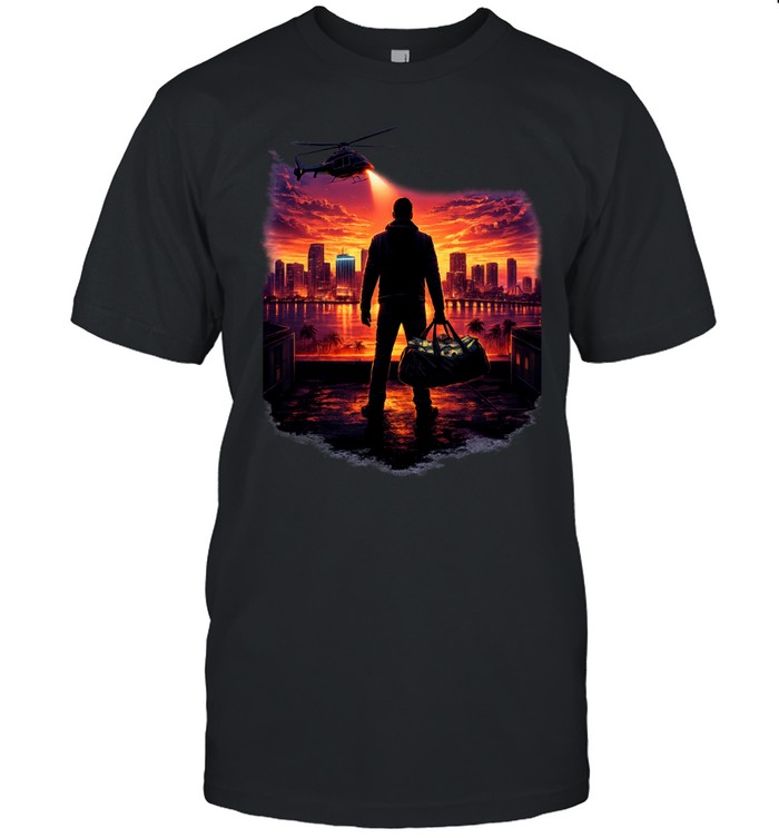 GTA 6 Inspired Last Sunset Job Unisex T-Shirt
