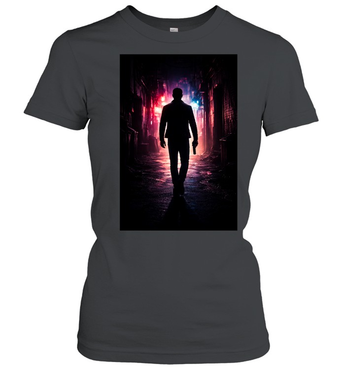 GTA 6 Inspired No Way Out Vice City Dark Alley Graphic Women T-Shirt