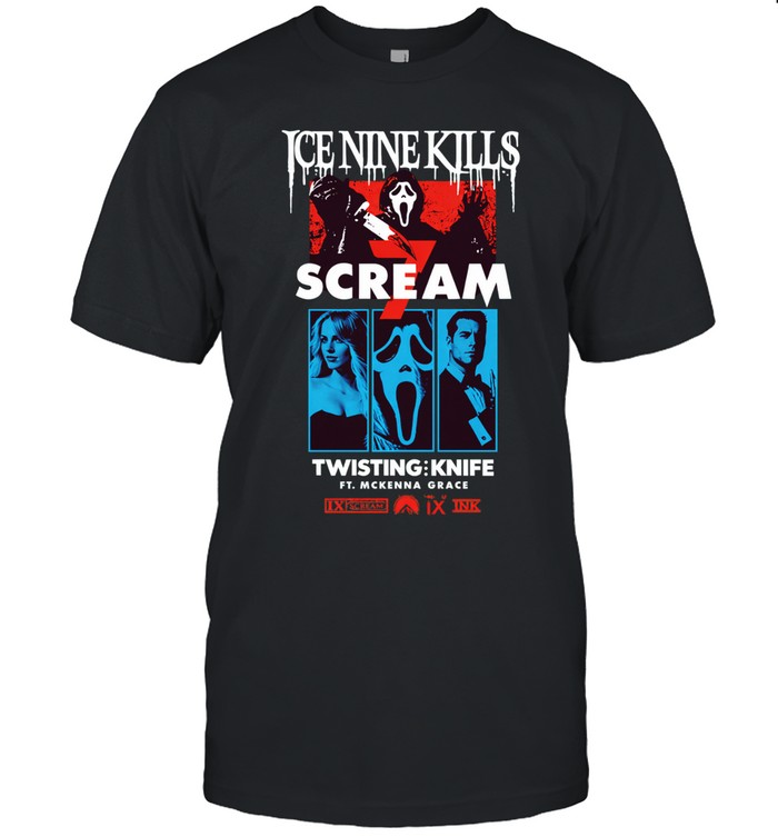Ice Nine Kills Scream 7 Twisting Knife Curtain Call Unisex T-Shirt