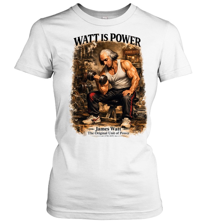 James Watt is power the Unit of Power Women T-Shirt