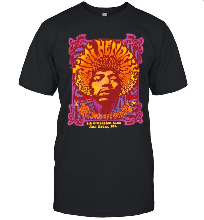 Jimi Hendrix 5th Dimension Club are you experienced vintage Unisex T-Shirt