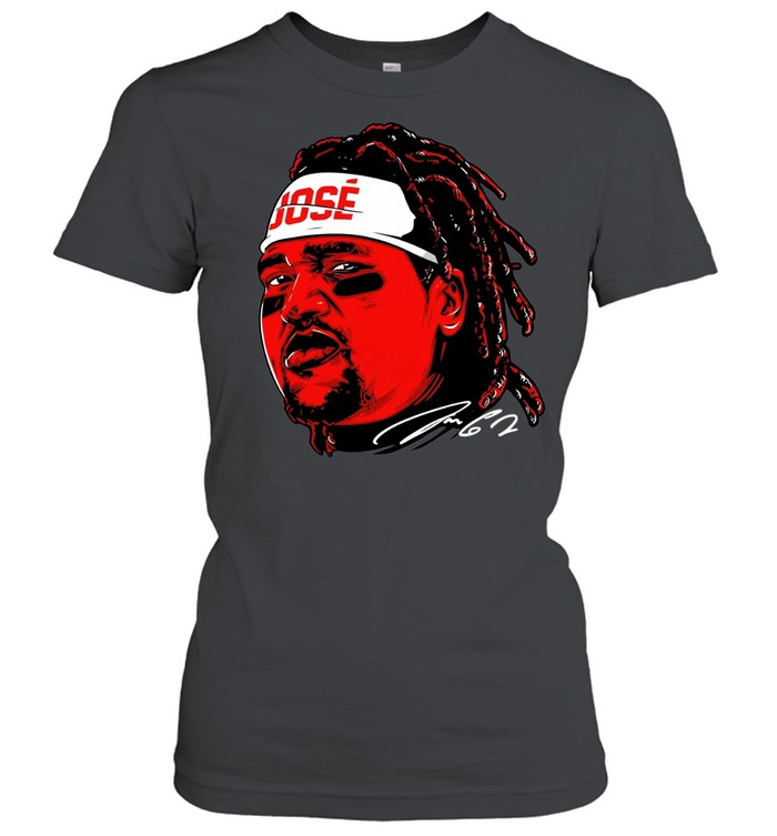 Jose Ramirez Cleveland Guardians big face elite swag Women T-Shirt