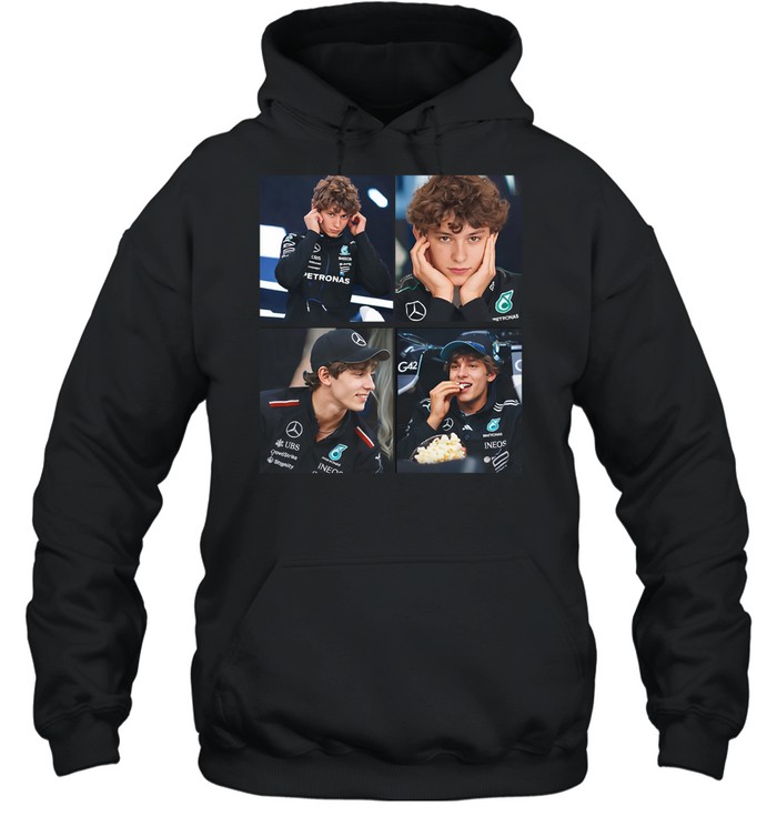 Kimi Antonelli George Russell Formula 1 Mercedes vintage Hoodie