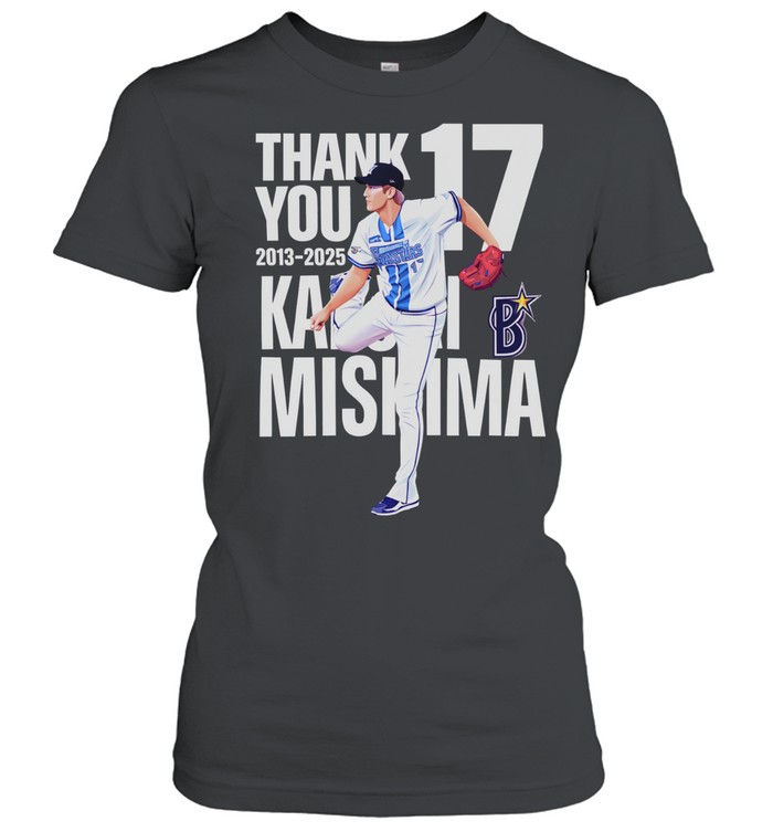 Kimitaka Tosshiro thank you Kazuki Mishima 17 Women T-Shirt