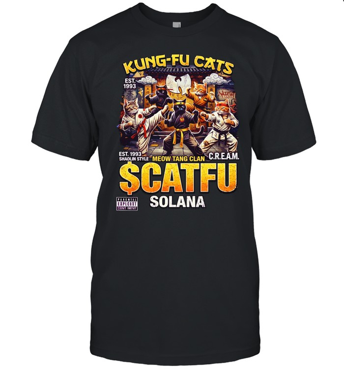 Kung-Fu Cats meow tang clan Catfu Solana Unisex T-Shirt