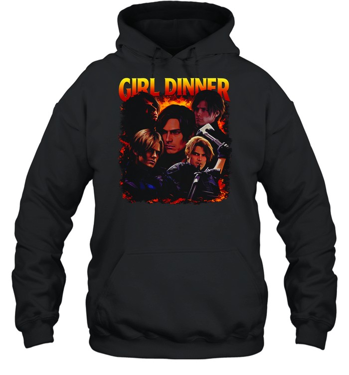 Leon Kennedy Girl Dinner Hoodie