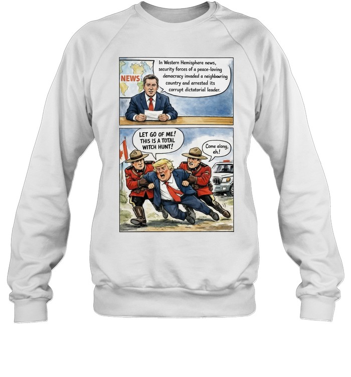 Let go of me This is a total witch hunt Trump Sweatshirt