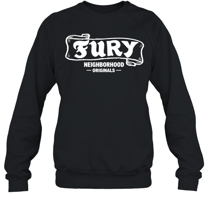 Louis wearing Neighborhood Fury Sweatshirt