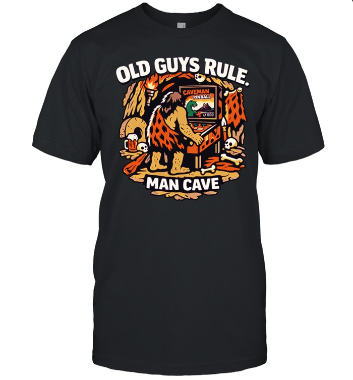 Man cave chocolate old guys rule shed Unisex T-Shirt
