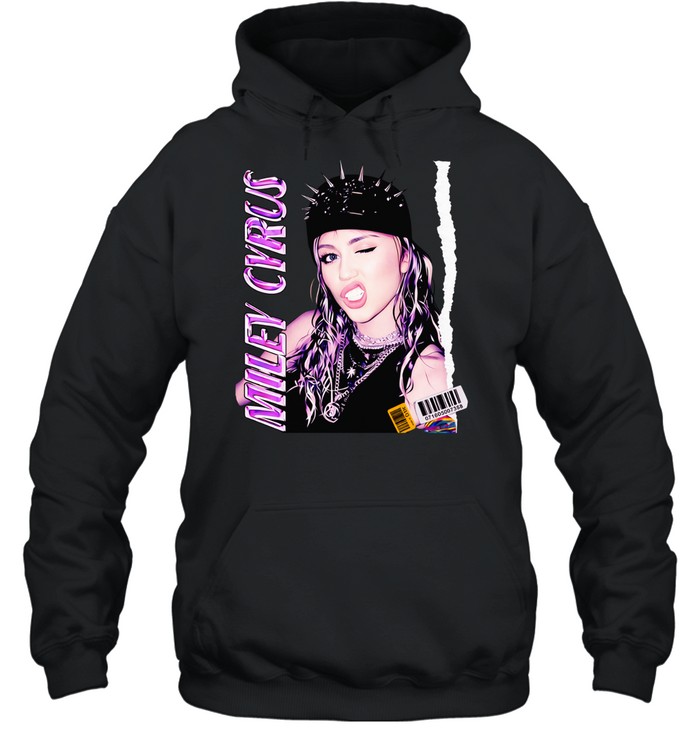 Miley Cyrus Rock style pose Hoodie