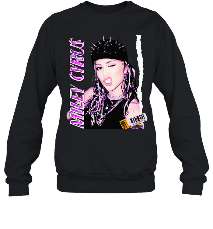 Miley Cyrus Rock style pose Sweatshirt