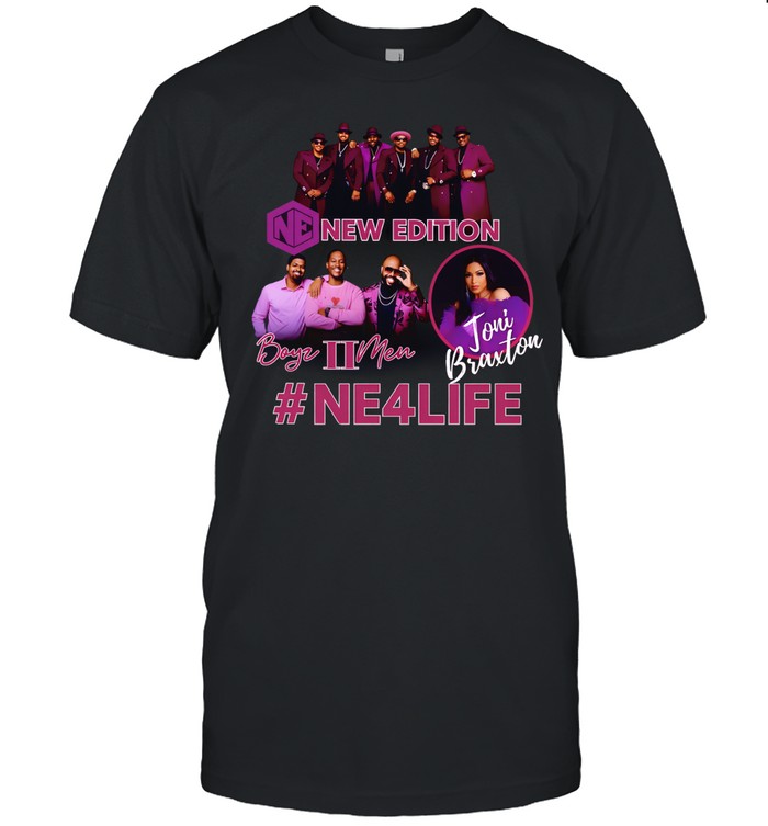 New Edition Boyz II Men Toni Braxton Way Tour 2026 R and B Music Concert Unisex T-Shirt