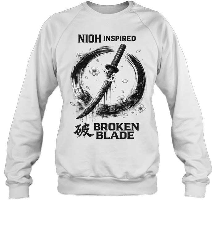 Nioh Inspired Samurai Katana Broken Sword Sweatshirt