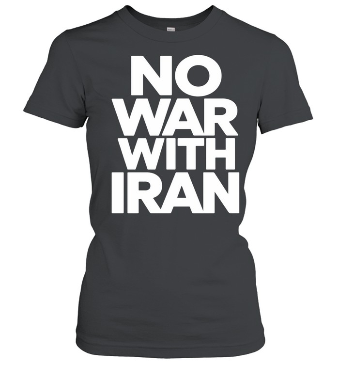 No War With Iran Peace Women T-Shirt