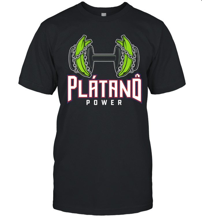 Plátano Power Dumbbell Banana Unisex T-Shirt