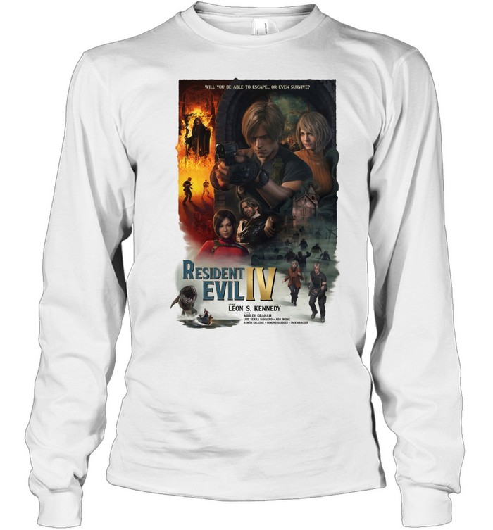 Resident Evil 4 Remake Poster Art Long Sleeve Tee